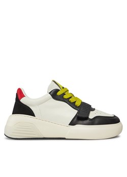 Sneakersy LOVE MOSCHINO JA15395G1IIAB10A Écru ze sklepu eobuwie.pl w kategorii Buty sportowe damskie - zdjęcie 181258322