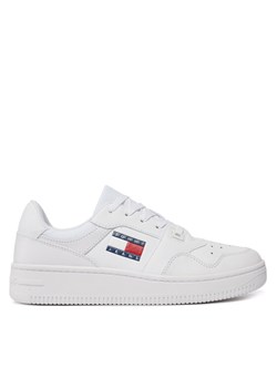 Sneakersy Tommy Jeans Tjw Retro Basket Ess EN0EN02505 Biały ze sklepu eobuwie.pl w kategorii Buty sportowe damskie - zdjęcie 181258362