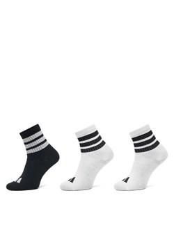 Zestaw 3 par wysokich skarpet dziecięcych adidas Lk Rib 3Pp So JD1349 Biały ze sklepu eobuwie.pl w kategorii Skarpetki dziecięce - zdjęcie 181258441