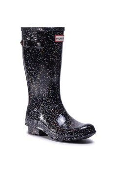Kalosze Hunter Org Kids Giant Glitter Boots JFT6075RGT Czarny ze sklepu eobuwie.pl w kategorii Kalosze dziecięce - zdjęcie 181258501