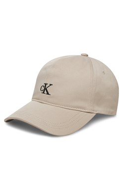 Czapka z daszkiem Calvin Klein Jeans IU0IU00150 Beżowy ze sklepu eobuwie.pl w kategorii Czapki dziecięce - zdjęcie 181258954