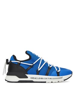 Sneakersy Versace Jeans Couture 78YA3SA6 Niebieski ze sklepu eobuwie.pl w kategorii Buty sportowe męskie - zdjęcie 181259164