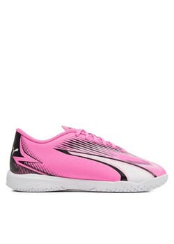 Buty do piłki nożnej Puma Ultra Play It Jr 10778001 01 Biały ze sklepu eobuwie.pl w kategorii Buty sportowe dziecięce - zdjęcie 181259304