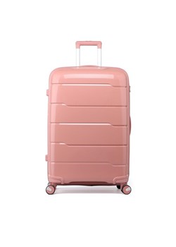 Walizka duża Semi Line T5906-4 Różowy ze sklepu eobuwie.pl w kategorii Walizki - zdjęcie 181259332