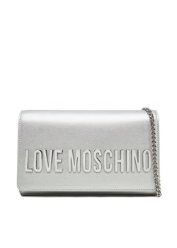 Torebka LOVE MOSCHINO JC4103PP1MKD196B Srebrny ze sklepu eobuwie.pl w kategorii Kopertówki - zdjęcie 181259714