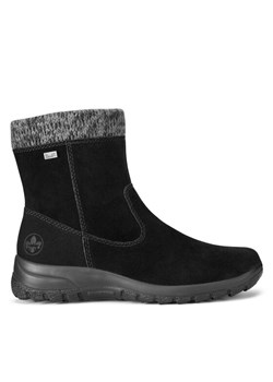 Botki Rieker L7165-00 Czarny ze sklepu eobuwie.pl w kategorii Botki - zdjęcie 181259724