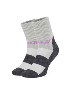 Skarpety wysokie unisex Reebok R0552-SS24 (1-pack) Szary ze sklepu eobuwie.pl w kategorii Skarpetki męskie - zdjęcie 181259813