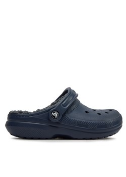 Klapki Crocs Classic Lined Clog 203591 Granatowy ze sklepu eobuwie.pl w kategorii Klapki męskie - zdjęcie 181259840