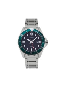 Zegarek Casio MDV-107D-3AVEF Zielony ze sklepu eobuwie.pl w kategorii Zegarki - zdjęcie 181259992