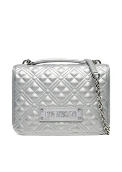 Torebka LOVE MOSCHINO JC4000PP1MLA196B Srebrny ze sklepu eobuwie.pl w kategorii Torebki damskie - zdjęcie 181260023