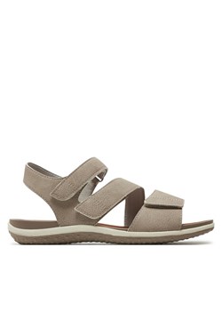 Sandały Geox D Sandal Vega D35R6A 000EK C5004 Beżowy ze sklepu eobuwie.pl w kategorii Sandały damskie - zdjęcie 181260142
