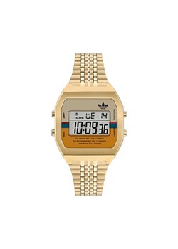 Zegarek adidas Originals Street Digital Two AOST23555 Złoty ze sklepu eobuwie.pl w kategorii Zegarki - zdjęcie 181260264
