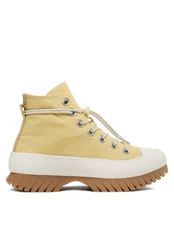 Botki Converse Chuck Taylor All Star Lugged 2.0 A03500C Żółty ze sklepu eobuwie.pl w kategorii Trampki damskie - zdjęcie 181260282