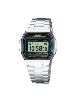 Zegarek Casio Vintage A164WA-1VES Srebrny ze sklepu eobuwie.pl w kategorii Zegarki - zdjęcie 181260312