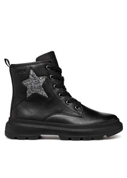 Kozaki Geox J Kiddartah Girl J46MGA 085EW C9244 S Czarny ze sklepu eobuwie.pl w kategorii Buty zimowe dziecięce - zdjęcie 181260392