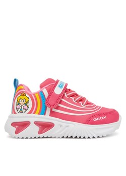 Sneakersy Geox J Assister J55E9C 02ABC C8002 M Różowy ze sklepu eobuwie.pl w kategorii Buty sportowe dziecięce - zdjęcie 181260411