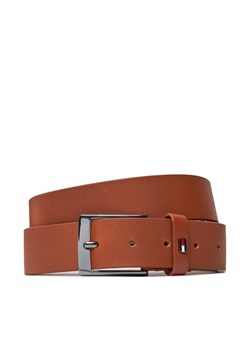 Pasek Męski Tommy Hilfiger Adan Leather 3.5 AM0AM12052 Brązowy ze sklepu eobuwie.pl w kategorii Paski męskie - zdjęcie 181260470