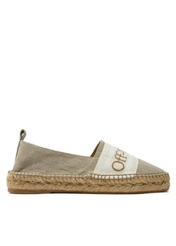 Espadryle Off-White OWIB014S23FAB0016161 Beżowy ze sklepu eobuwie.pl w kategorii Espadryle damskie - zdjęcie 181260540