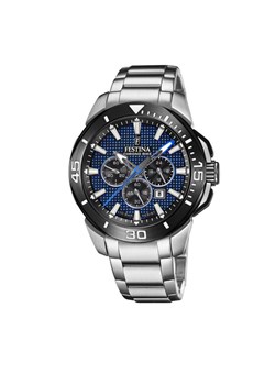Zegarek Festina Chrono Bike 20641/2 Srebrny ze sklepu eobuwie.pl w kategorii Zegarki - zdjęcie 181260740