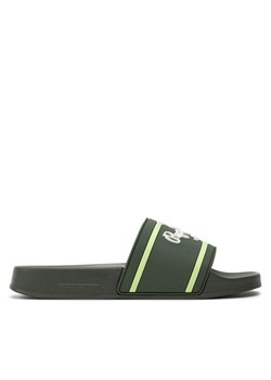 Klapki Pepe Jeans Slider Logo B PBS70054 Khaki ze sklepu eobuwie.pl w kategorii Klapki dziecięce - zdjęcie 181261012