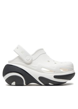 Klapki Crocs Bubble Crush Clog 210061 Biały ze sklepu eobuwie.pl w kategorii Klapki damskie - zdjęcie 181261041