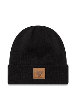 Czapka New Era Team Patch Cuff Bea 60565196 Czarny ze sklepu eobuwie.pl w kategorii Czapki zimowe męskie - zdjęcie 181261101