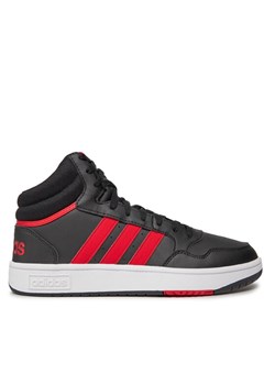 Sneakersy adidas Hoops 3.0 Mid ID9835 Czarny ze sklepu eobuwie.pl w kategorii Buty sportowe męskie - zdjęcie 181261263