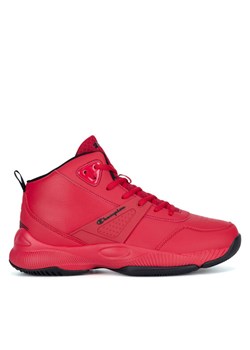 Sneakersy Champion ACADEMY MID CUT SHOE S22399-RS001 Czerwony ze sklepu eobuwie.pl w kategorii Buty sportowe męskie - zdjęcie 181261632