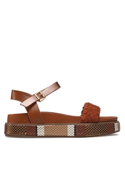 Sandały Wrangler Amaya Women WL21661A Brązowy ze sklepu eobuwie.pl w kategorii Sandały damskie - zdjęcie 181261794