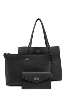 Torebka Guess HWPG96 48230 Czarny ze sklepu eobuwie.pl w kategorii Torby Shopper bag - zdjęcie 181262133