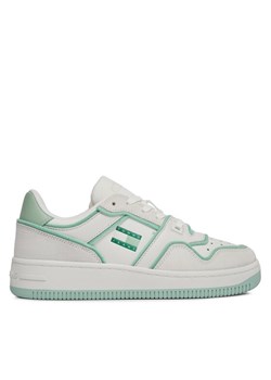 Sneakersy Tommy Jeans Tjw Retro Basket Foam Edge EN0EN02420 Écru ze sklepu eobuwie.pl w kategorii Buty sportowe męskie - zdjęcie 181262150