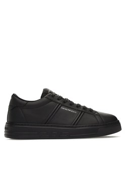 Sneakersy Emporio Armani X4X570 XN840 K001 Czarny ze sklepu eobuwie.pl w kategorii Buty sportowe męskie - zdjęcie 181262290