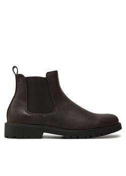 Sztyblety Pierre Cardin 4714 Brązowy ze sklepu eobuwie.pl w kategorii Buty zimowe męskie - zdjęcie 181262332