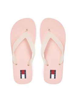 Japonki Tommy Jeans Tjw Logo Flip Flop EN0EN02447 Różowy ze sklepu eobuwie.pl w kategorii Klapki damskie - zdjęcie 181262363