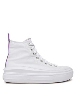 Trampki Converse CHUCK TAYLOR ALL STAR MOVE PLATFORM A03667C Biały ze sklepu eobuwie.pl w kategorii Trampki dziecięce - zdjęcie 181262574