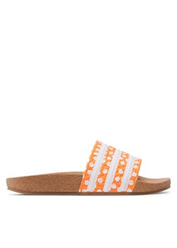 Klapki adidas adilette W GX9482 Biały ze sklepu eobuwie.pl w kategorii Klapki damskie - zdjęcie 181262580
