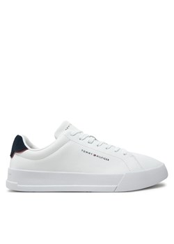 Sneakersy Tommy Hilfiger Th Court Lth Detail Ess FM0FM05367 Biały ze sklepu eobuwie.pl w kategorii Buty sportowe męskie - zdjęcie 181262720