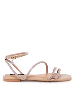 Sandały Nine West WFA2766-1 Beżowy ze sklepu eobuwie.pl w kategorii Sandały damskie - zdjęcie 181262724