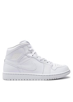 Sneakersy Nike Air Jordan 1 Mid 554724 136 Biały ze sklepu eobuwie.pl w kategorii Buty sportowe męskie - zdjęcie 181262733