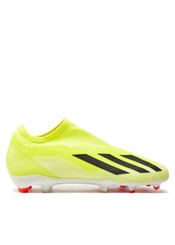 Buty do piłki nożnej adidas X Crazyfast League Laceless IG0622 Żółty ze sklepu eobuwie.pl w kategorii Buty sportowe męskie - zdjęcie 181262780
