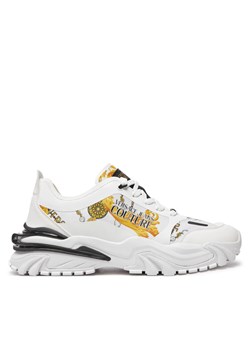 Sneakersy Versace Jeans Couture 77YA3SIB ZS891 Biały ze sklepu eobuwie.pl w kategorii Buty sportowe męskie - zdjęcie 181262822