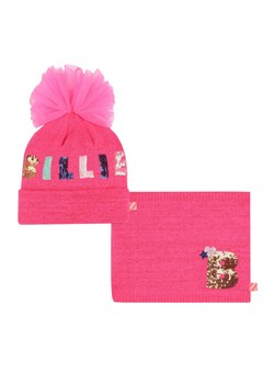 Komplet czapka i komin Billieblush U20611 Różowy ze sklepu eobuwie.pl w kategorii Czapki dziecięce - zdjęcie 181262880