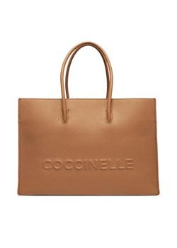 Torebka Coccinelle E1 QBB 18 02 01 Brązowy ze sklepu eobuwie.pl w kategorii Torby Shopper bag - zdjęcie 181262930
