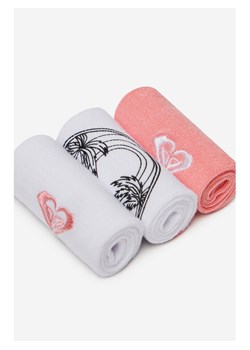 Skarpety Roxy AS_ROXY_05W_SS25 (3-PACK) Różowy ze sklepu eobuwie.pl w kategorii Skarpetki damskie - zdjęcie 181262971