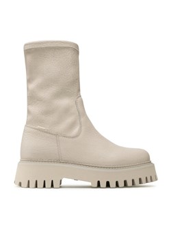 Botki Bronx 47358-G Beżowy ze sklepu eobuwie.pl w kategorii Workery damskie - zdjęcie 181263330
