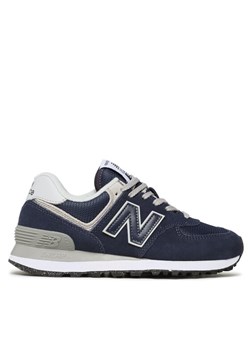 Sneakersy New Balance WL574EVN Granatowy ze sklepu eobuwie.pl w kategorii Buty sportowe damskie - zdjęcie 181263420