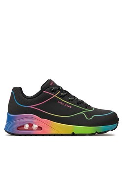 Sneakersy Skechers Uno Pop Of Sunshine 155148/BKMT Czarny ze sklepu eobuwie.pl w kategorii Buty sportowe damskie - zdjęcie 181263483