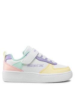 Sneakersy Skechers Sport Court 92 310156L/WMLT Biały ze sklepu eobuwie.pl w kategorii Buty sportowe dziecięce - zdjęcie 181263781