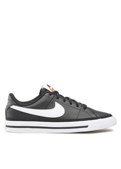 Sneakersy Nike Court Legacy (Gs) DA5380 002 Czarny ze sklepu eobuwie.pl w kategorii Buty sportowe damskie - zdjęcie 181263880