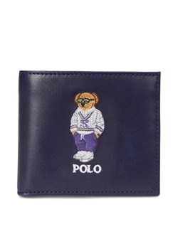 Portfel męski Polo Ralph Lauren 405962466001 Granatowy ze sklepu eobuwie.pl w kategorii Portfele męskie - zdjęcie 181263881